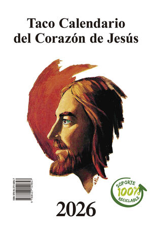 TACO CALENDARIO 2026 ( GIGANTE ) DEL CORAZÓN DE JESÚS
