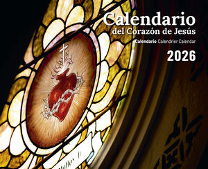 CALENDARIO 2026 ( DE PARED CON FALDILLA ) DEL CORAZÓN DE JESÚS