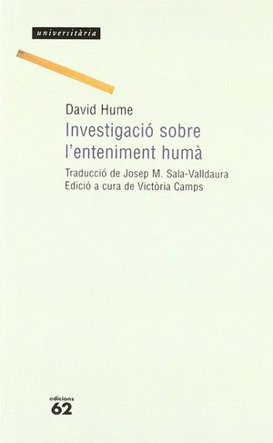 INVESTIGACIÓ SOBRE L'ENTENIMENT HUMÀ