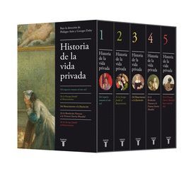 HISTORIA DE LA VIDA PRIVADA (ESTUCHE CON LOS 5 VOLÚMENES)