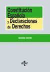 CONSTITUCIÓN ESPAÑOLA Y DECLARACIONES DE DERECHOS