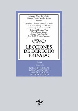 LECCIONES DE DERECHO PRIVADO-TOMO I/VOL. 3º - DERECHOS REALES