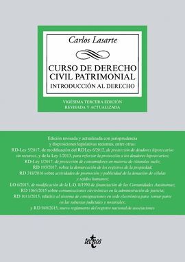 CURSO DE DERECHO CIVIL PATRIMONIAL. INTRODUCCION AL DERECHO