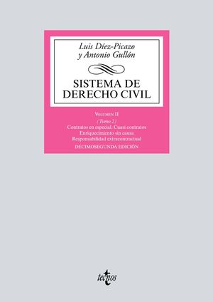 SISTEMA DE DERECHO CIVIL VOL. II - TOMO 2 (12 EDICION 2018)
