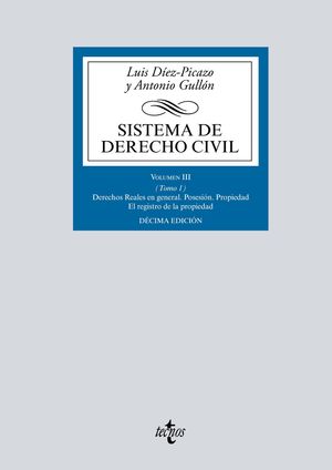 SISTEMA DE DERECHO CIVIL. VOLUMEN III. TOMO I
