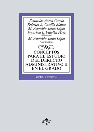 CONCEPTOS PARA EL ESTUDIO DEL DERECHO ADMINISTRATIVO II EN EL GRADO