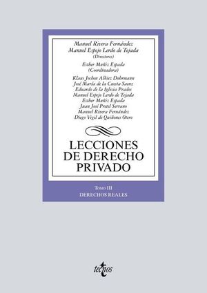 LECCIONES DE DERECHO PRIVADO - TOMO III - DERECHOS REALES