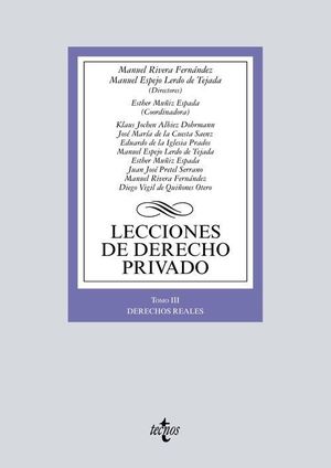 LECCIONES DE DERECHO PRIVADO - TOMO III - DERECHOS REALES