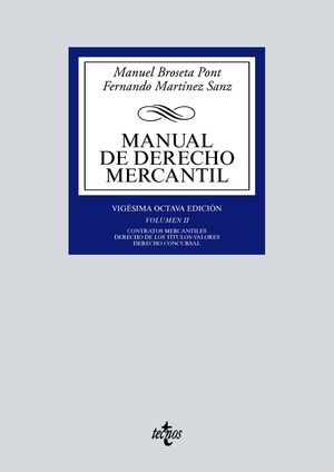 MANUAL DE DERECHO MERCANTIL (28 EDICION 2021)