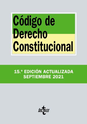 CÓDIGO DE DERECHO CONSTITUCIONAL (15 EDICION 2021)