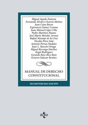 MANUAL DE DERECHO CONSTITUCIONAL