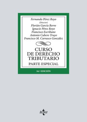 CURSO DE DERECHO TRIBUTARIO. PARTE ESPECIAL