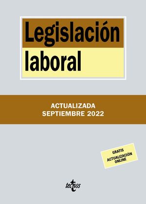 LEGISLACIÓN LABORAL (38ª EDICIÓN 2022)