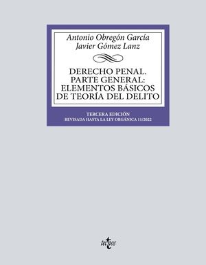 DERECHO PENAL. PARTE GENERAL: