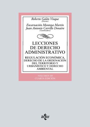 LECCIONES DE DERECHO ADMINISTRATIVO. VOLUMEN III (4 EDICION 2025)