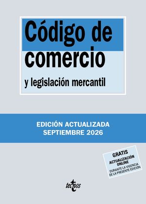 CÓDIGO DE COMERCIO Y LEGISLACIÓN MERCANTIL 2026