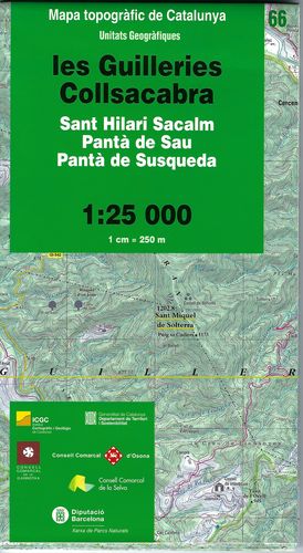 GUILLERIES, LES - COLLSACABRA, MAPA TOPOGRÀFIC Nº 06