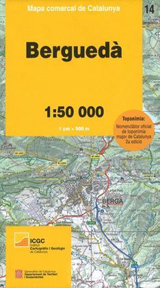 BERGUEDÀ - 14 MAPA COMARCAL DE CATALUNYA