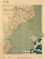 MAPA DE LES TERRES DE LLENGUA CATALANA 1:500.000