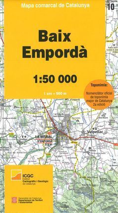 BAIX EMPORDÀ - 10 MAPA COMARCAL DE CATALUNYA