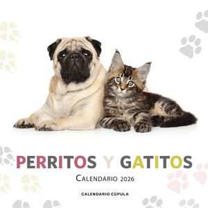 CALENDARIO 2026 PERRITOS Y GATITOS