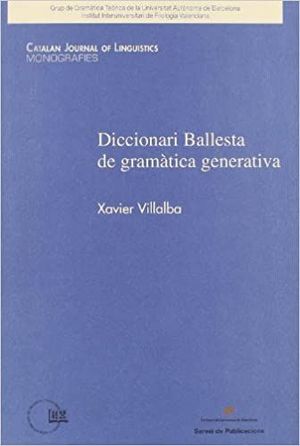 DICCIONARI BALLESTA DE GRAMÀTICA GENERATIVA