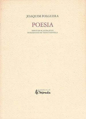 POESIA - JOAQUIM FOLGUERA