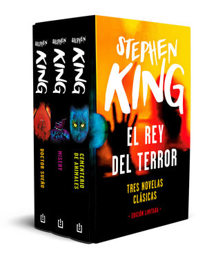 ESTUCHE  EL REY DEL TERROR. TRES NOVELAS CLÁSICAS