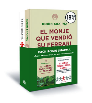 PACK ROBIN SHARMA  ( EL MONJE QUE VENDIÓ SU FERRARI + EL LÍDER QUE NO TENÍA CARGO )