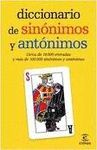 DICCIONARIO DE SINÓNIMOS Y ANTÓNIMOS