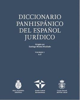 DICCIONARIO PANHISPÁNICO JURÍDICO RAE (2TOMOS)