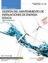 MANUAL GESTIÓN DEL MANTENIMIENTO DE INSTALACIONES DE ENERGÍA EÓLICA