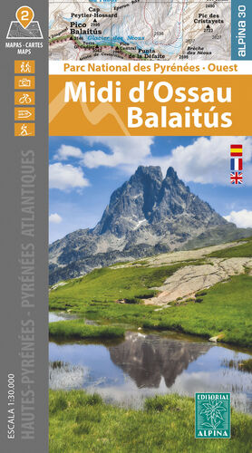 MIDI D'OSSAU - BALAITUS (CARPETA AMB 2 MAPES 1:30.000)