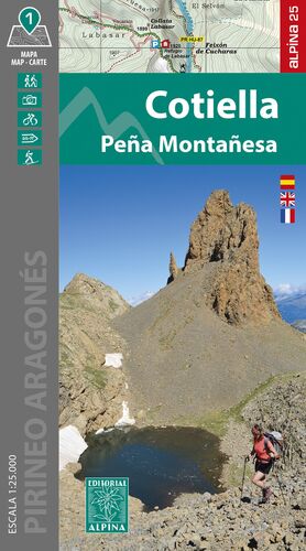 COTIELLA - PEÑA MONTAÑESA (CARPETA AMB 1 MAPA 1:25.000)