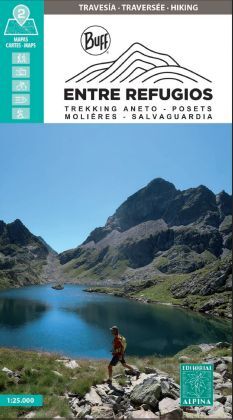 ENTRE REFUGIOS (2  MAPES 1:25.000 + CARPETA DESPLEGABLE)