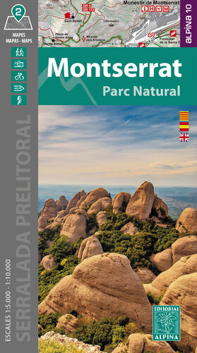 MONTSERRAT (2 MAPES 1:10.000 I 1:5.000 + CARPETA DESPLEGABLE)