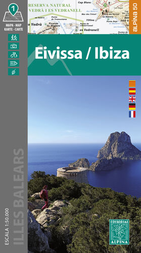EIVISSA / IBIZA (MAPA 1:50.000 + CARPETA DESPLEGABLE)