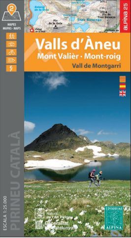VALLS D'ÀNEU (2 MAPES 1:25.000 + CARPETA DESPLEGABLE)