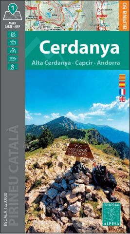 CERDANYA. ALTA CERDANYA - CAPCIR - ANDORRA 1: 50.000
