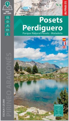 POSETS - PERDIGUERO (MAPA 1:25.000 + CARPETA DESPLEGABLE)