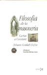 FILOSOFIA DE LA MASONERIA CARTAS A CONSTANT