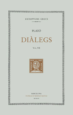 DIÀLEGS, VOL. VII: FEDÓ (DOBLE TEXT/RÚSTICA)