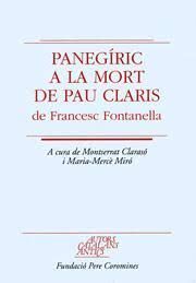 PANEGIRIC A LA MORT DE PAU CLARIS