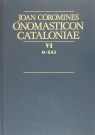 ONOMASTICON CATALONIAE VI ( O-SAI )