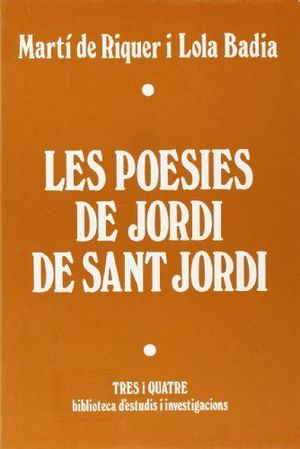 POESIES DE JORDI DE SANT JORDI, LES