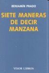 SIETE MANERAS DE DECIR MANZANA