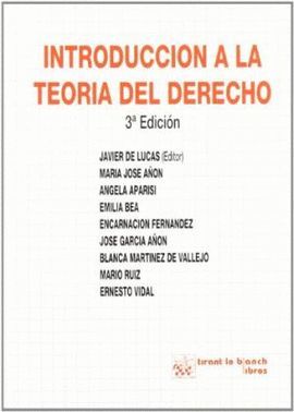 INTRODUCCION A LA TEORIA DEL DERECHO (3ª EDICION)