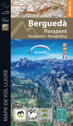 BERGUEDÀ - PARAPENT (MAPA DE VOL LLIURE) 1:50.000