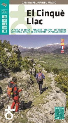 CINQUÈ LLAC, EL - CAMINA PEL PIRINEU MÀGIC - MAPA I GUIA EXCURSIONISTA