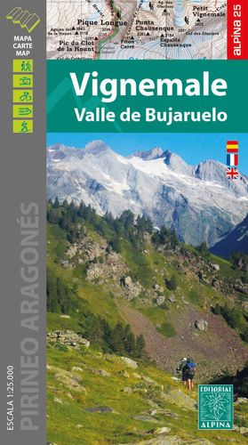 VIGNEMALE - VALLE DE BUJARUELO, MAPA Y GUIA EXCURSIONISTA